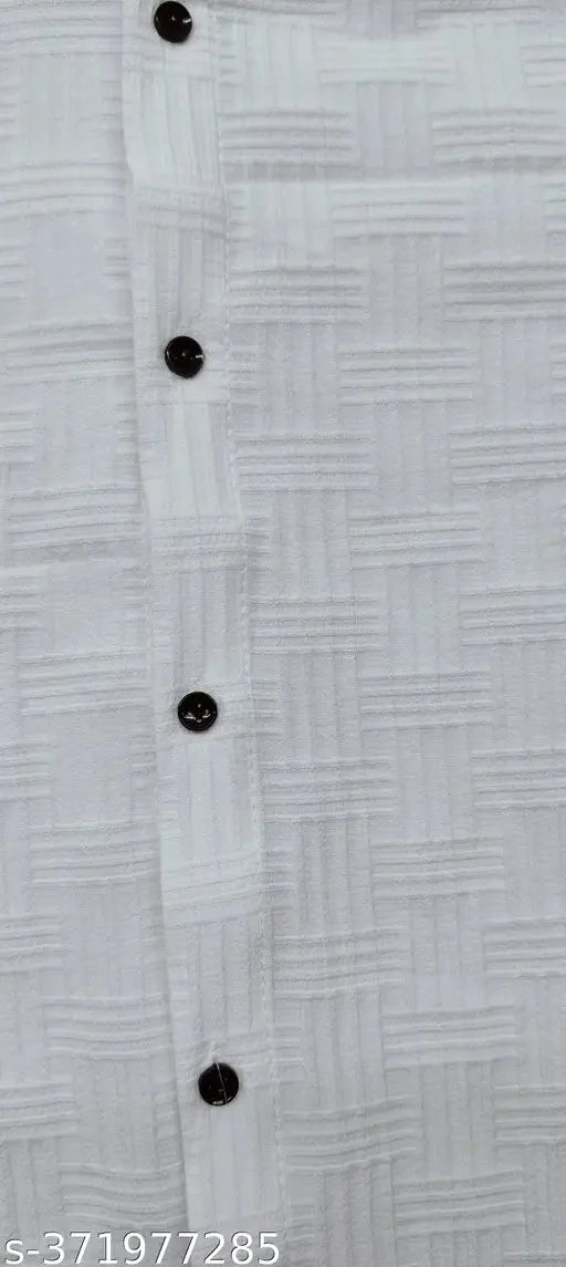 Full Sleeve Casual Shirt - White