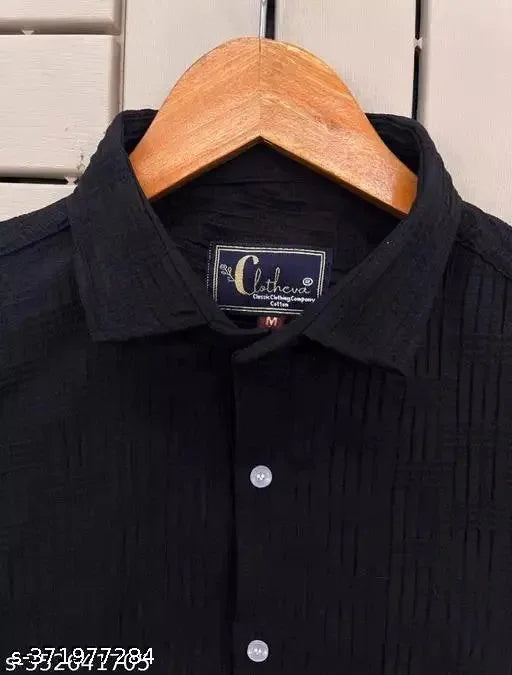 Full Sleeve Casual Shirt - Black