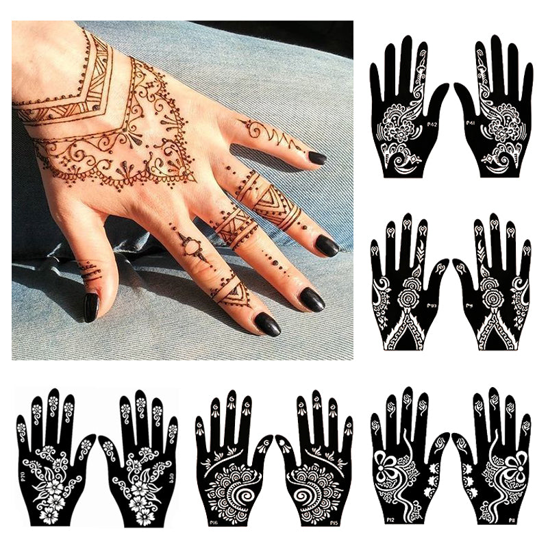 Apcute Mehandi Sets For Hands (Pack Of 3)